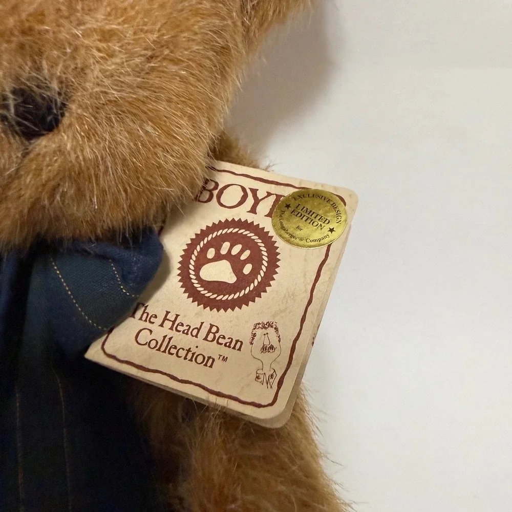 Boyds Bears Longaberger 2003 Limited Edition Teddie Collectibear Jointed‎ Plush